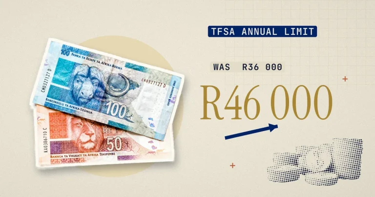 TFSA Annual Limit Increased to R46,000
